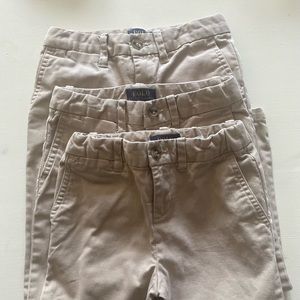 Ralph Lauren Polo Kids Girl’s Size 6 Khaki Pants (lot)
